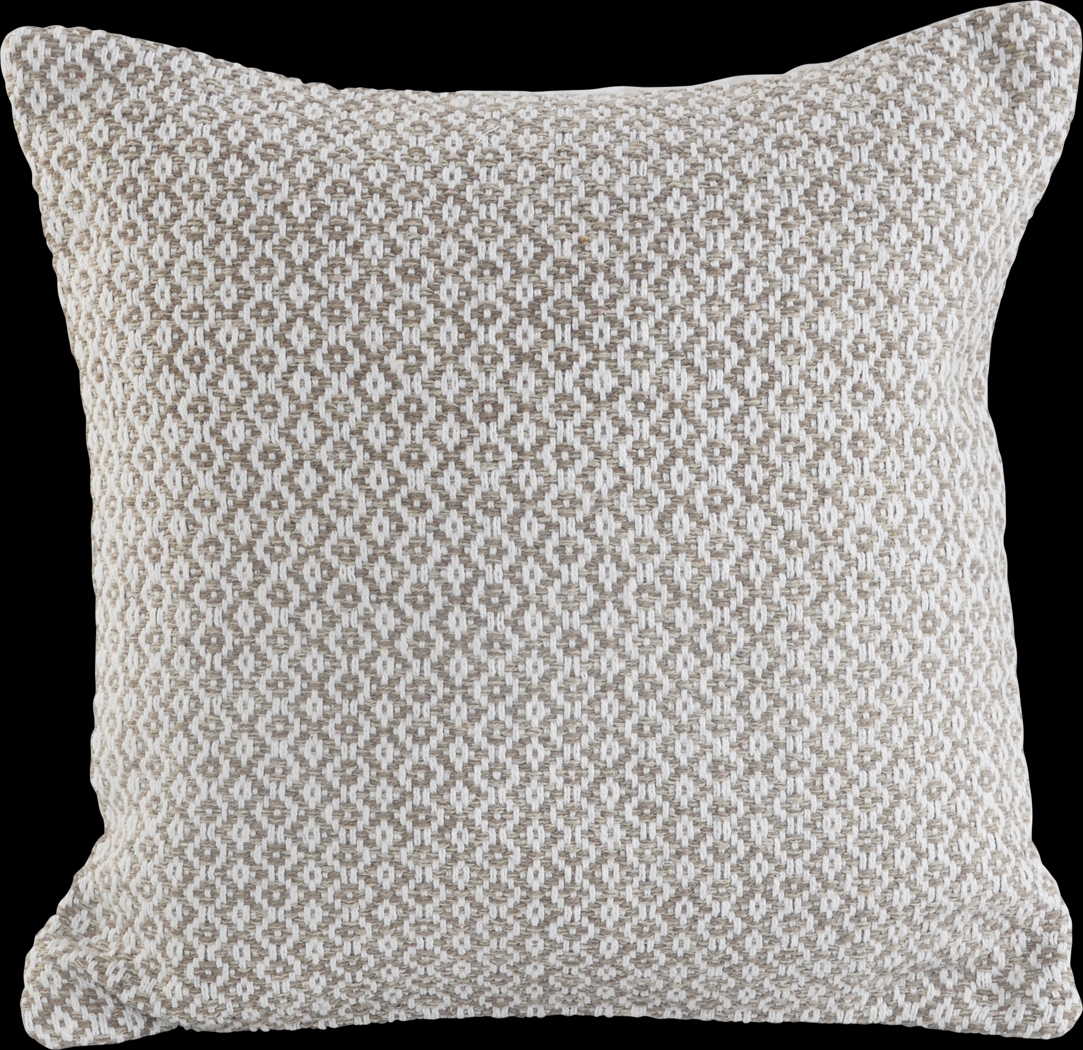 Antimo Beige Throw Pillow - Thumbnail - Image 1