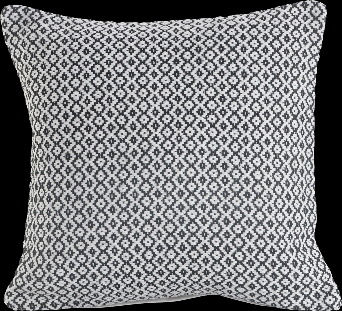 Antimo Charcoal Throw Pillow - Thumbnail - Image 1