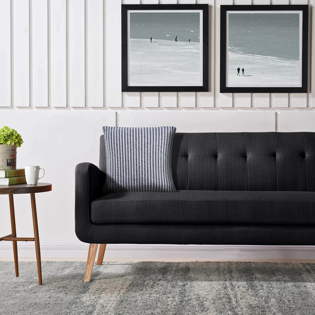 Amleto Gray Throw Pillow - Thumbnail - Image 4