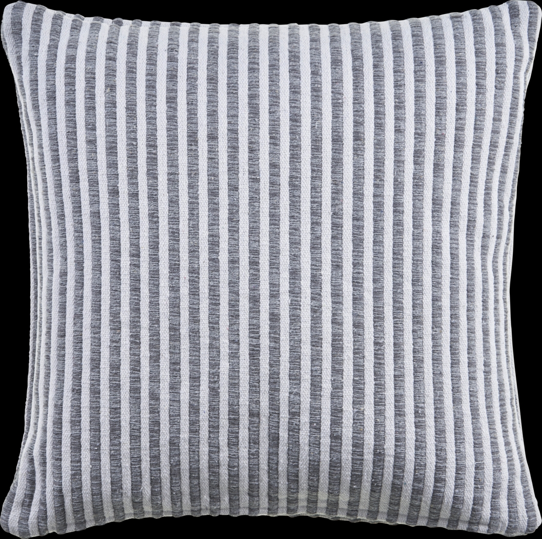 Amleto Gray Throw Pillow - Thumbnail - Image 1