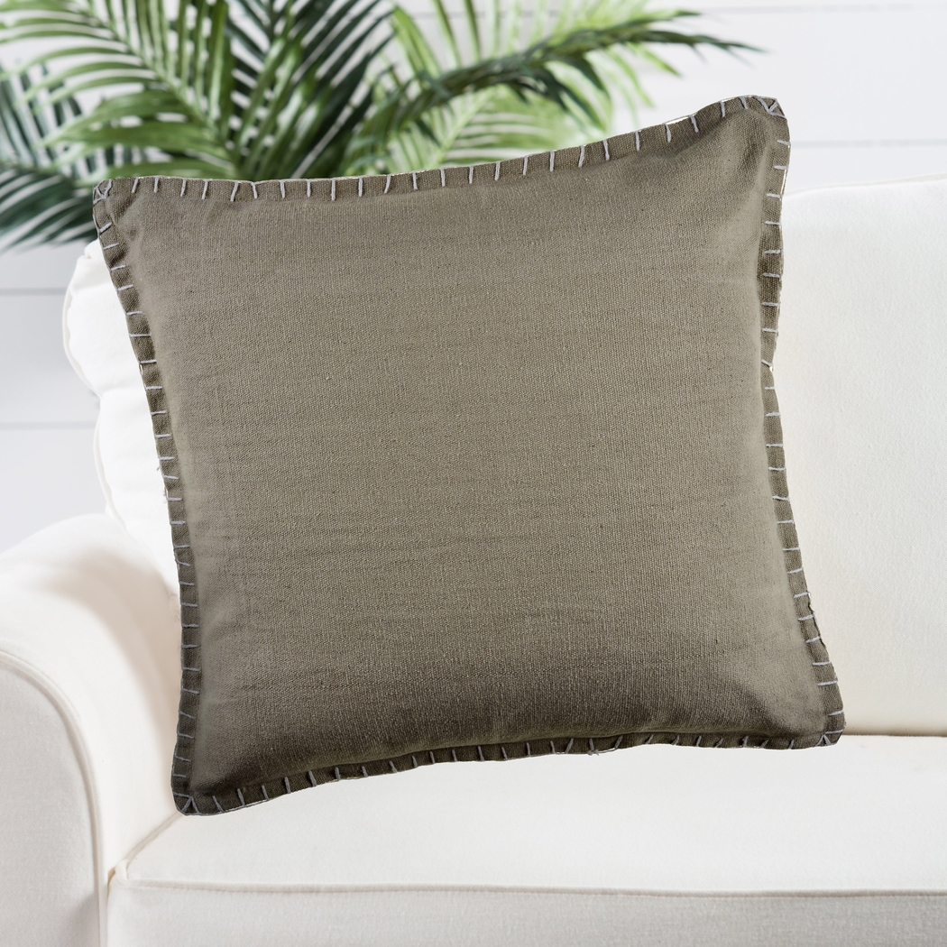 Burroy Beige Throw Pillow - Thumbnail - Image 3