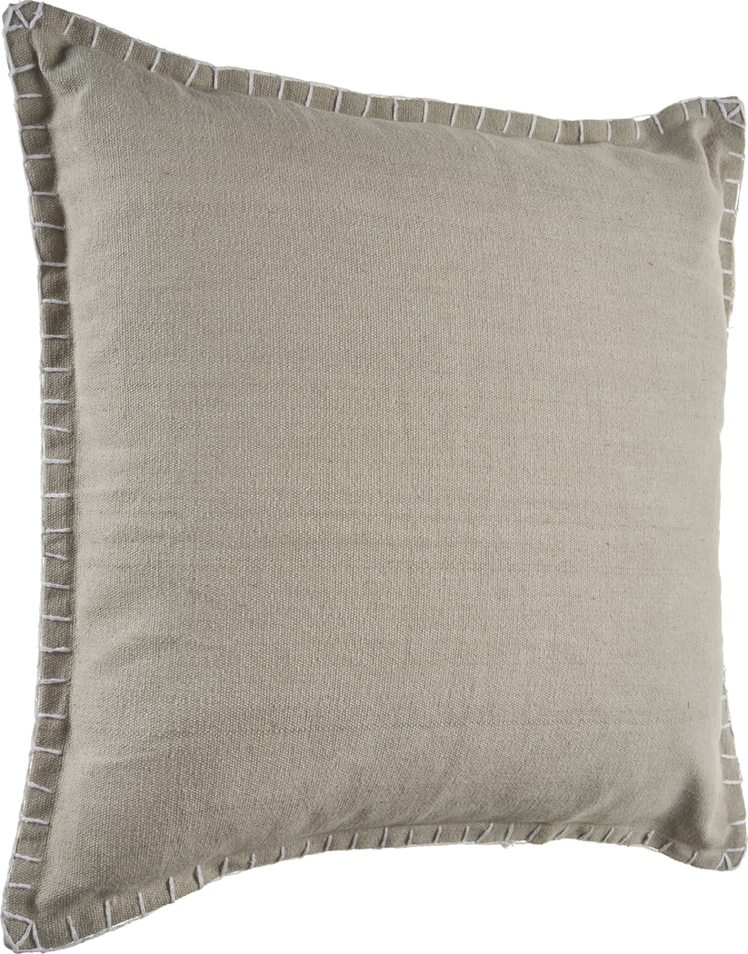 Burroy Beige Throw Pillow - Thumbnail - Image 4