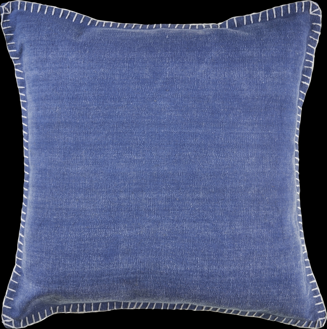 Burroy Blue Throw Pillow - Thumbnail - Image 1