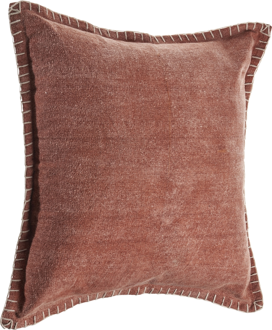 Burroy Red Throw Pillow - Thumbnail - Image 4