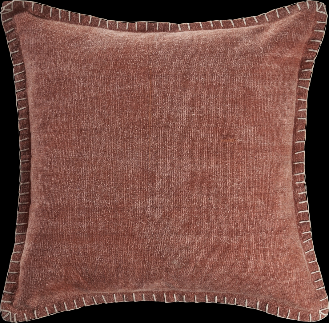 Burroy Red Throw Pillow - Thumbnail - Image 1