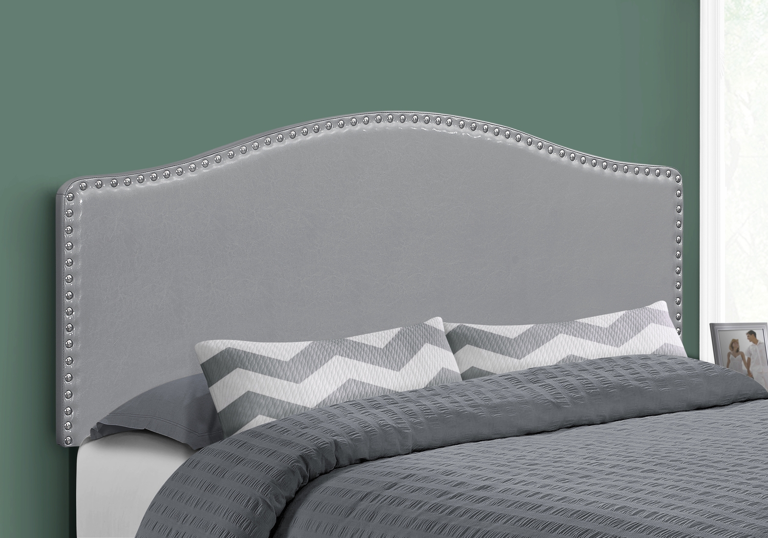 Selover Gray Queen Headboard - Thumbnail - Image 3
