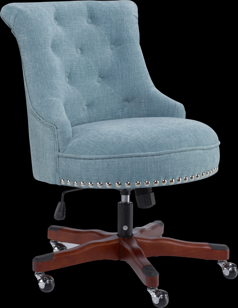 Selvarosa Blue Desk Chair - Thumbnail - Image 1