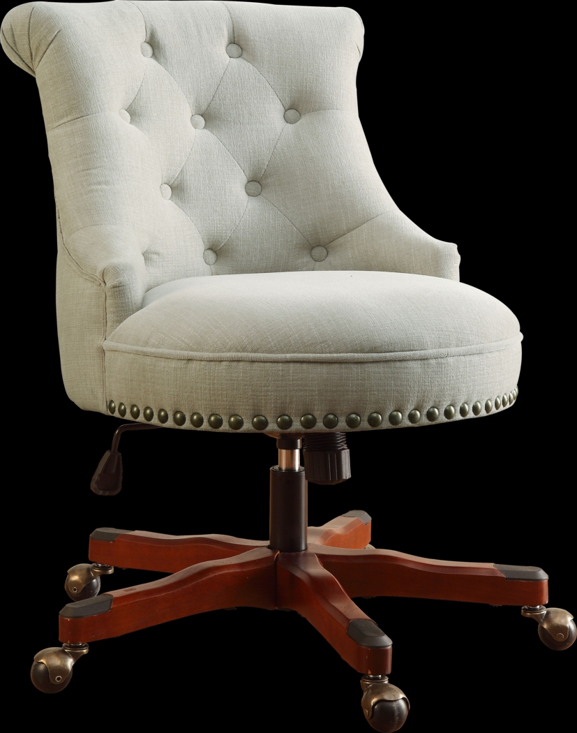 Selvarosa Natural Desk Chair - Thumbnail - Image 1