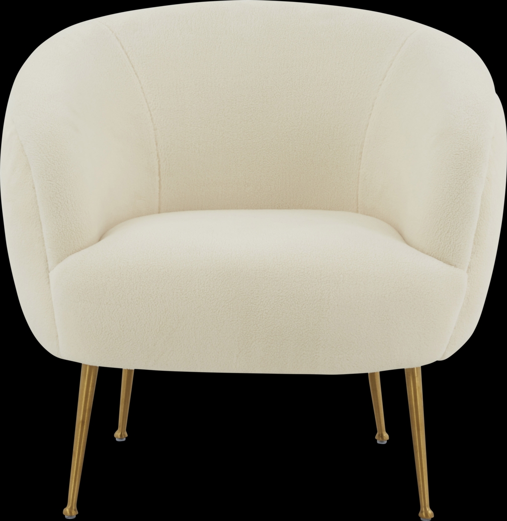 Selwinlane Cream Accent Chair - Thumbnail - Image 2