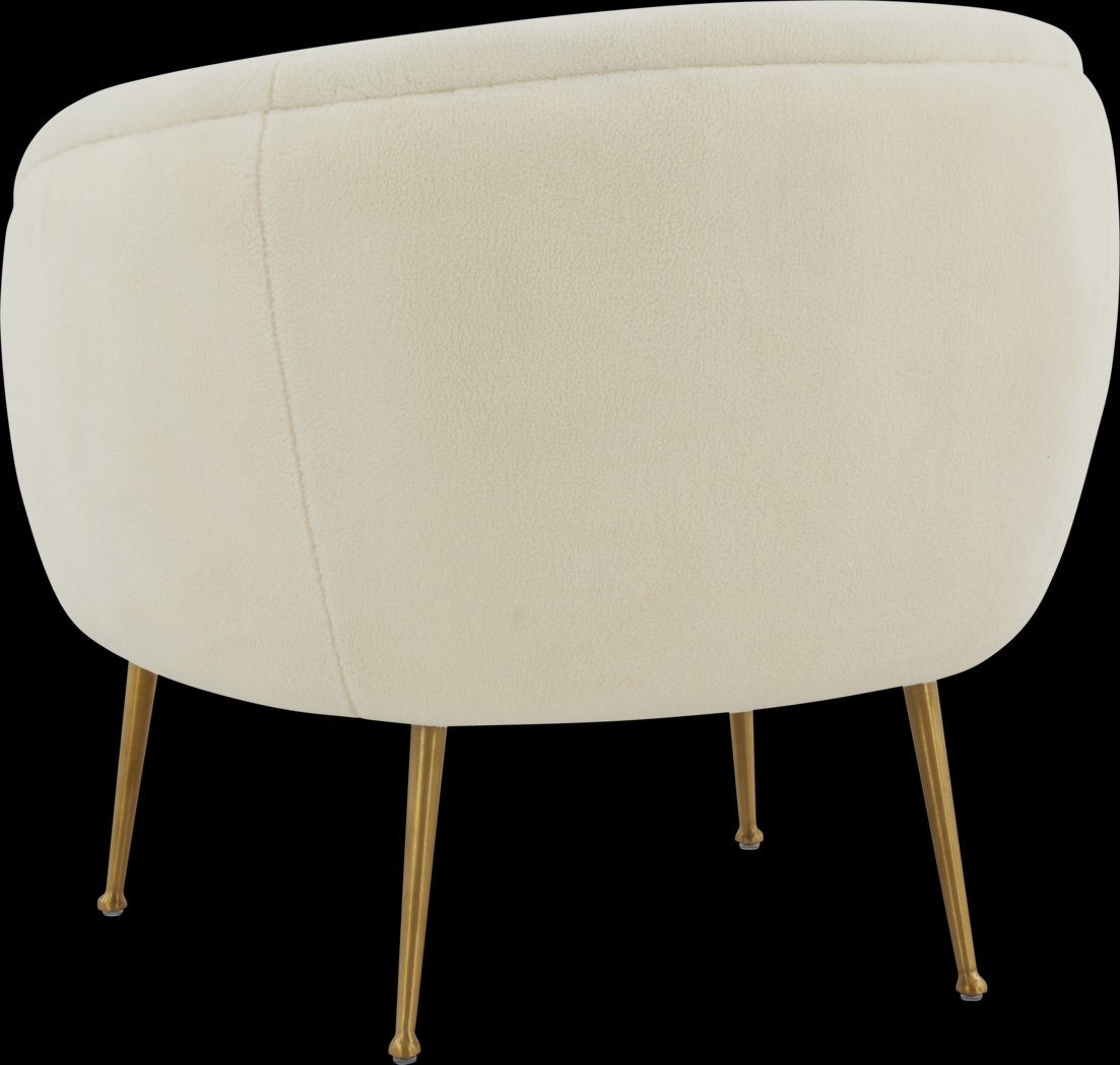 Selwinlane Cream Accent Chair - Thumbnail - Image 3