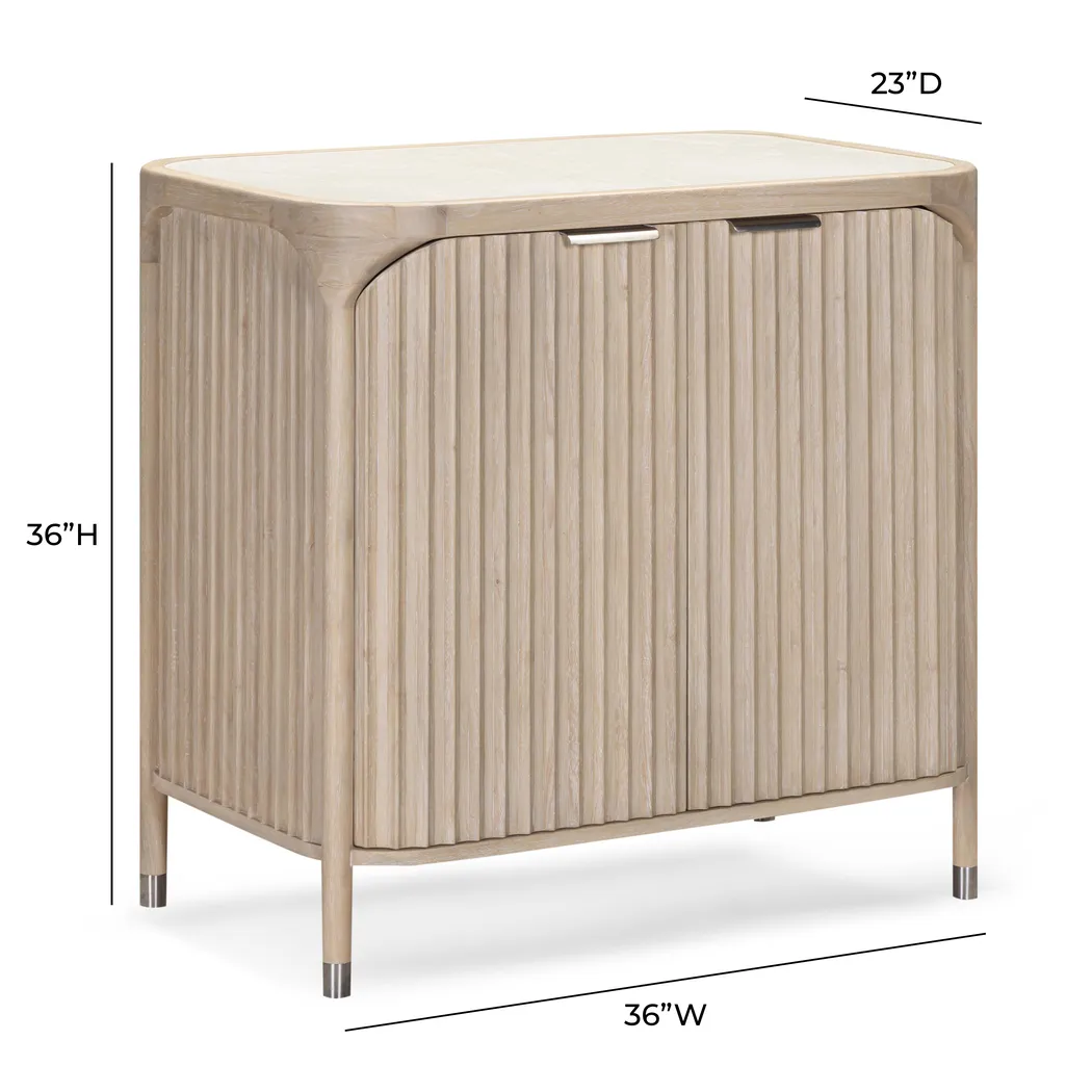 Semere Brown Accent Cabinet - Thumbnail - Image 3