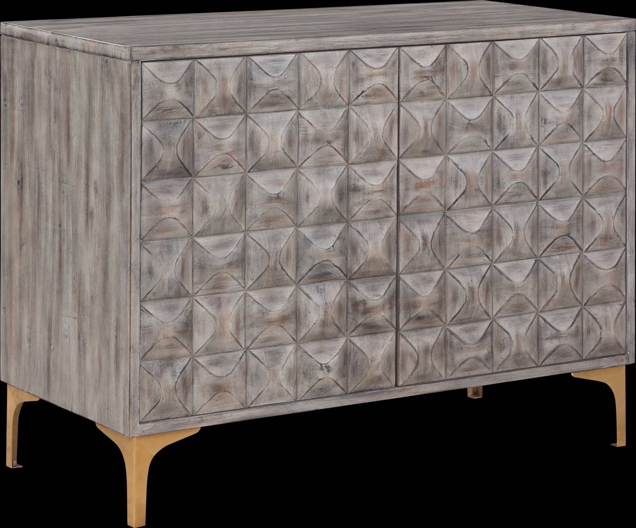 Semken Gray Accent Cabinet - Thumbnail - Image 1