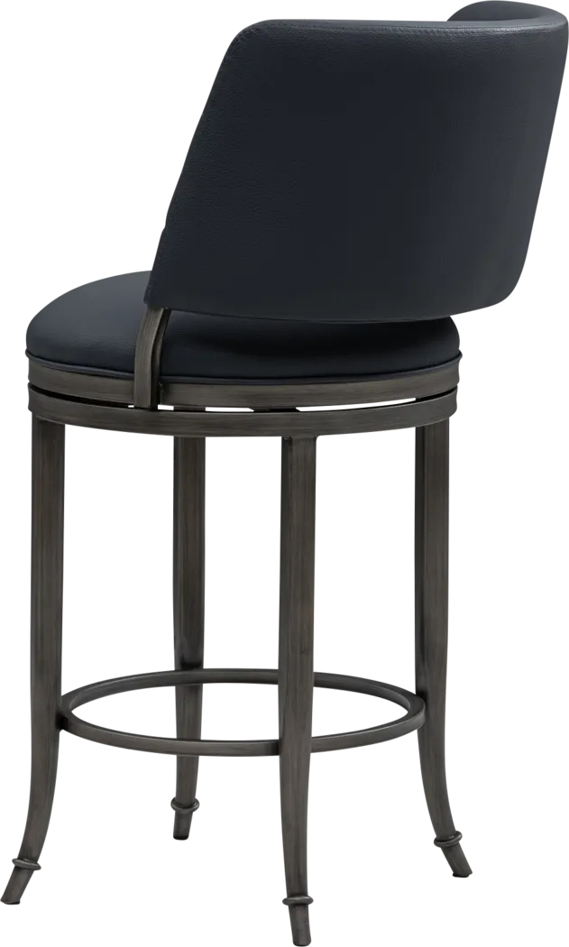 Semmi Blue Counter Height Stool - Image 4