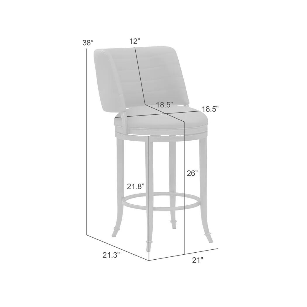Semmi Brown Counter Height Stool - Image 7