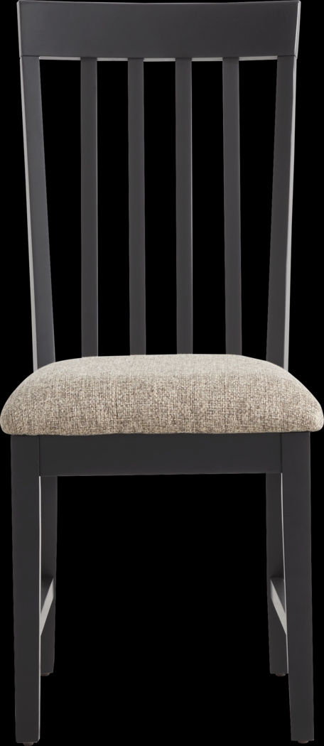 Senatte Black Side Chair - Thumbnail - Image 3