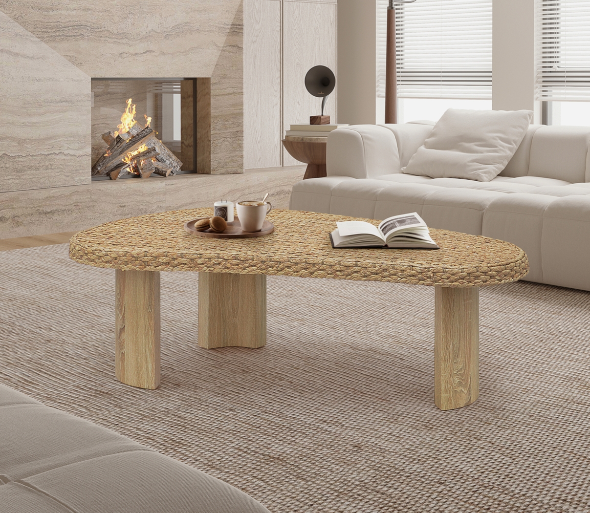 Senbu Brown Coffee Table - Thumbnail - Image 2