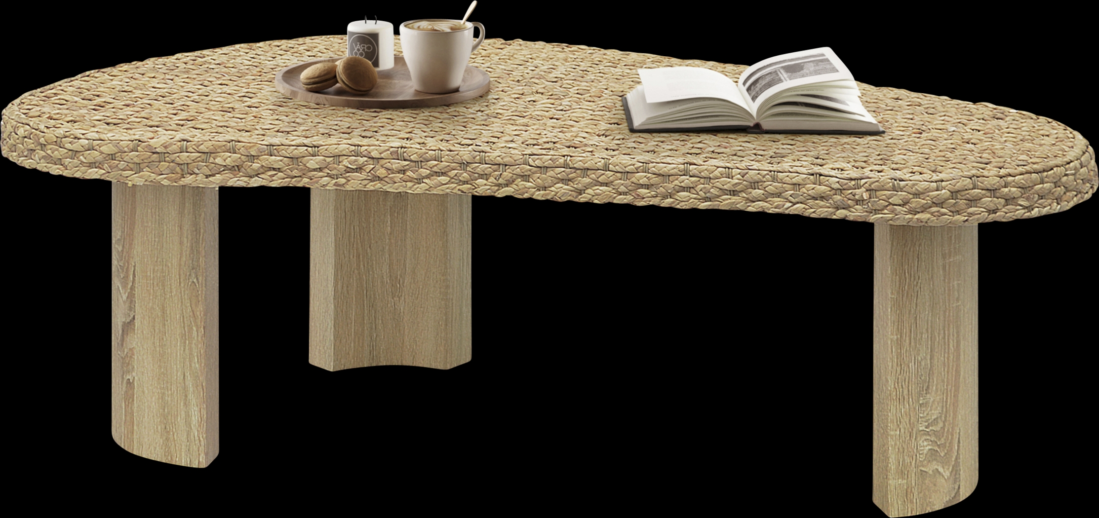 Senbu Brown Coffee Table - Thumbnail - Image 1