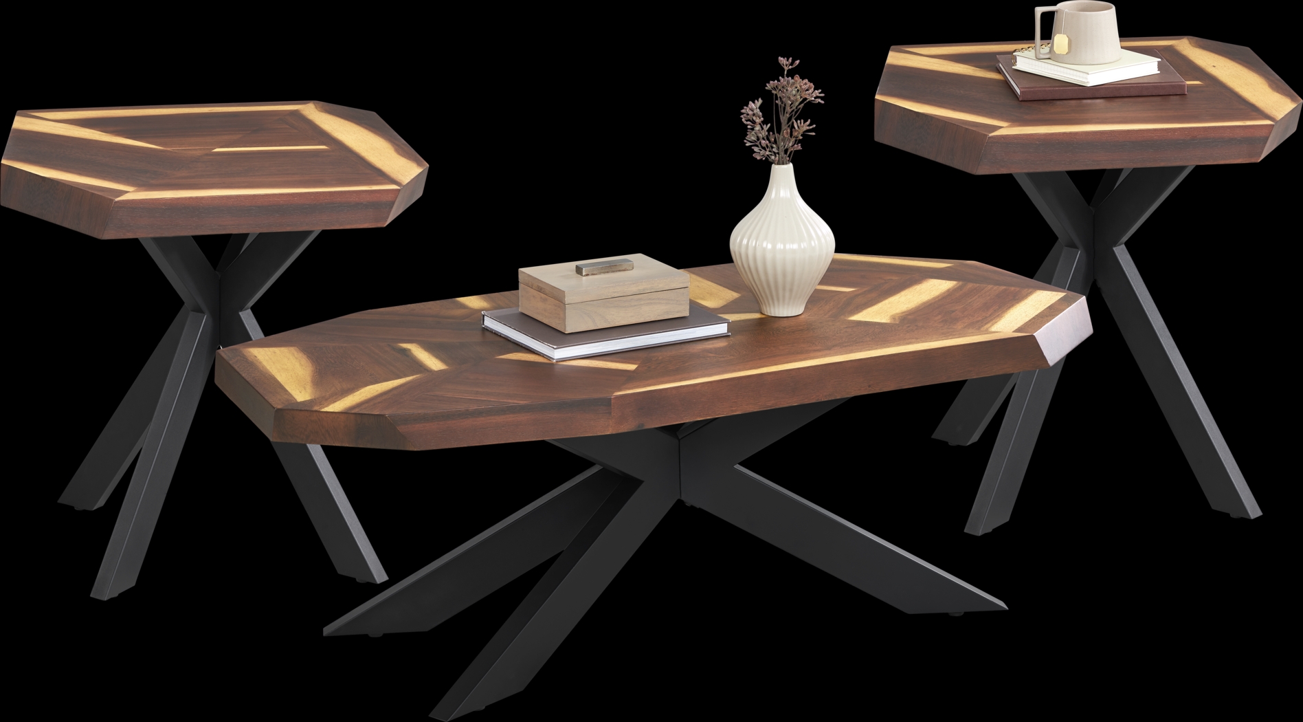 Fremont Blue Leather 5 Pc Dual Power Reclining Living Room - Thumbnail - Image 13