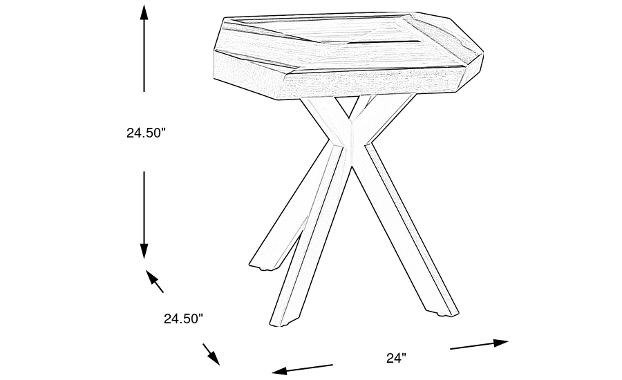 Dimension Image. Please refer to the Dimension Tab on this page for dimension details.