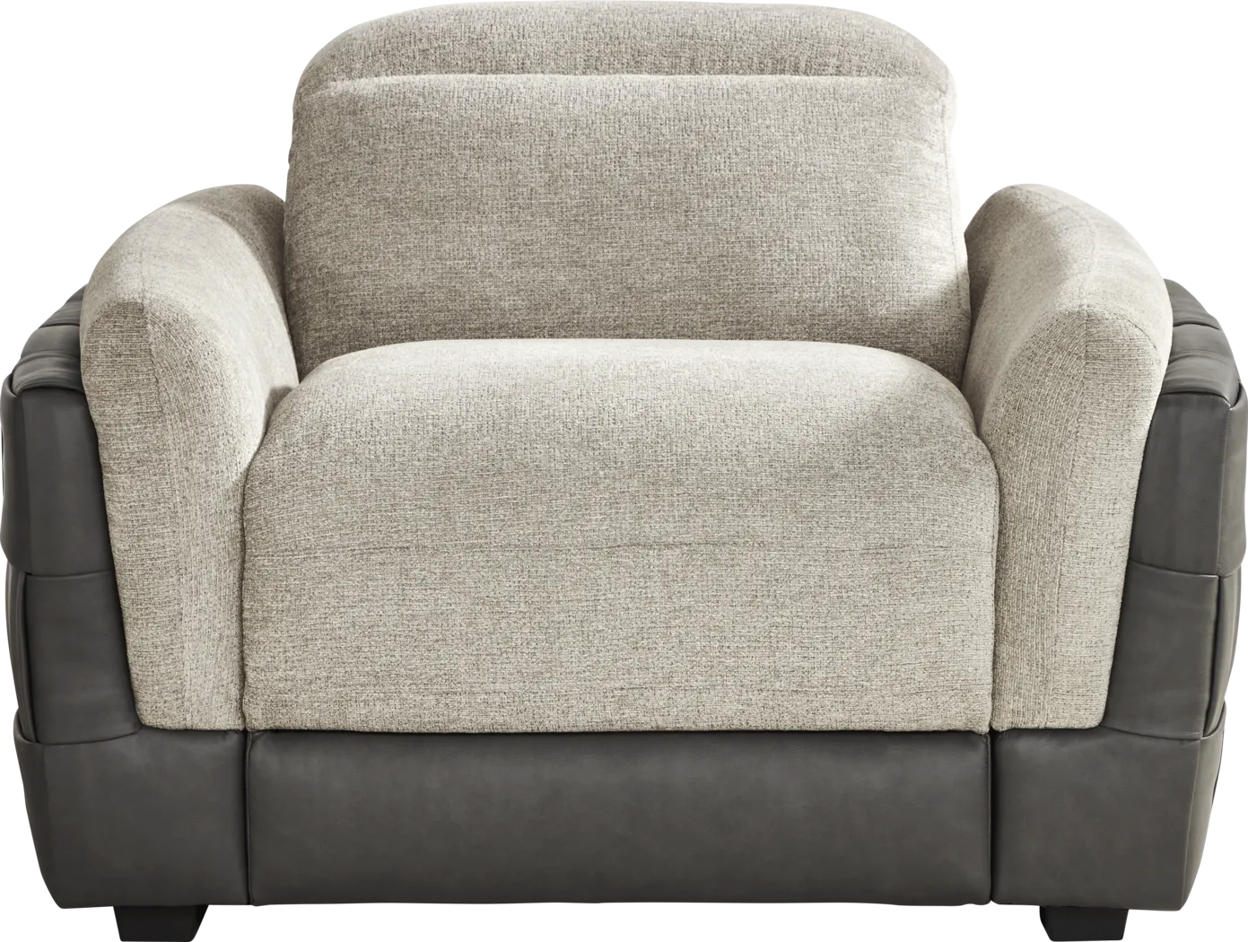 Seneca Falls Gray Dual Power Recliner - Thumbnail - Image 2