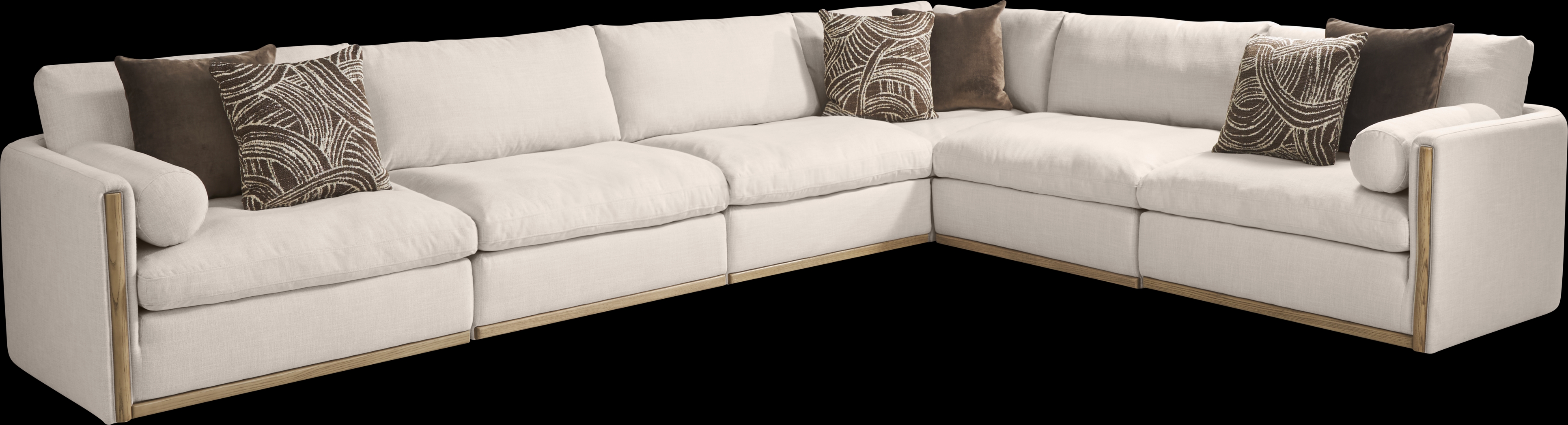 Seneca Point Linen 9 Pc Sectional Living Room - Thumbnail - Image 2