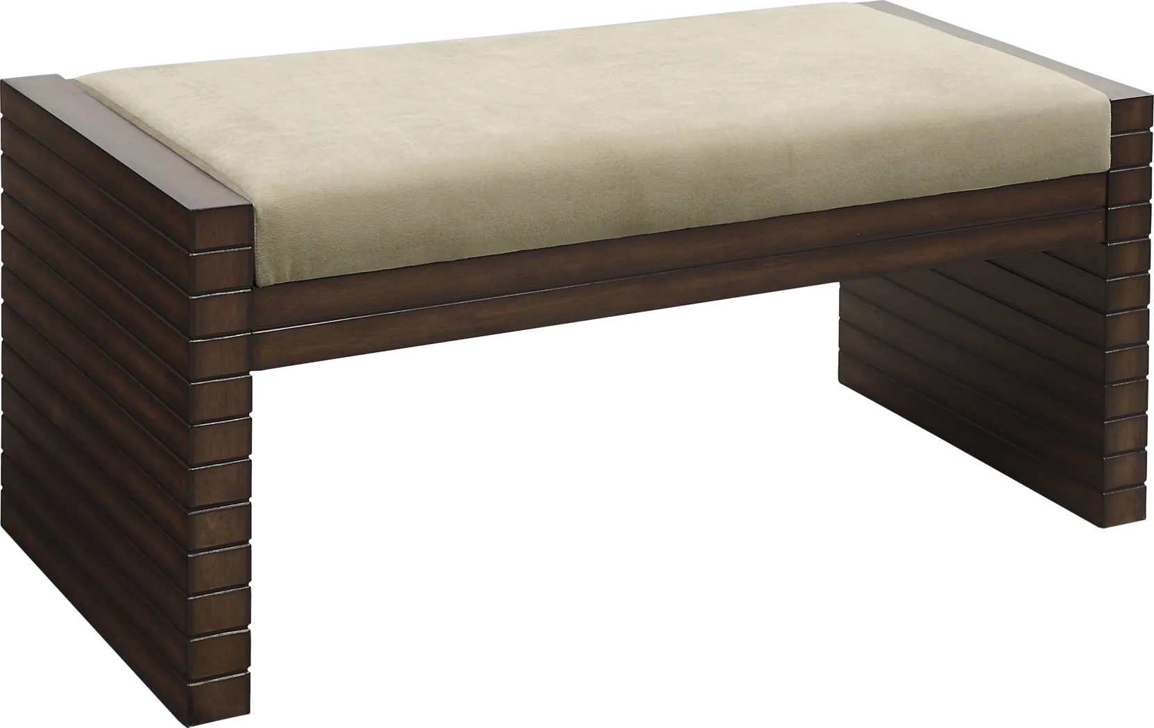 Senna Oatmeal Accent Bench - Thumbnail - Image 1