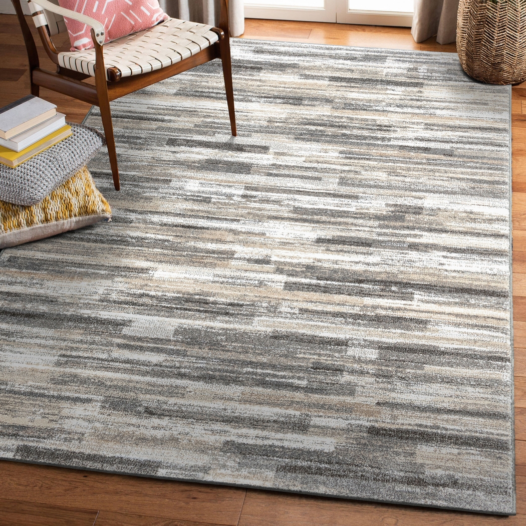 Sensos Gray 7'8 x 10'x10 Rug - Thumbnail - Image 9