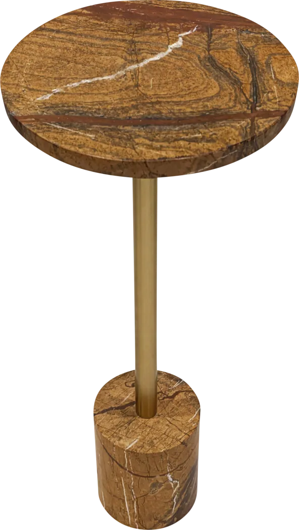 Senzim Gold Accent Table - Thumbnail - Image 4