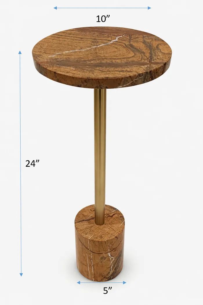Senzim Gold Accent Table - Thumbnail - Image 8