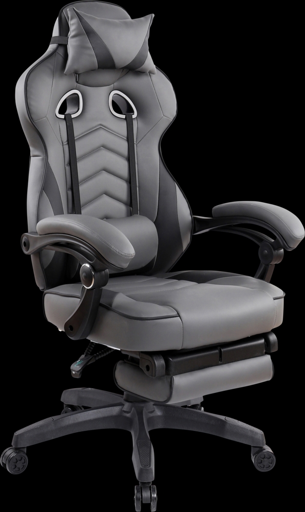 Seoce Gray/Black Gaming Chair - Thumbnail - Image 1
