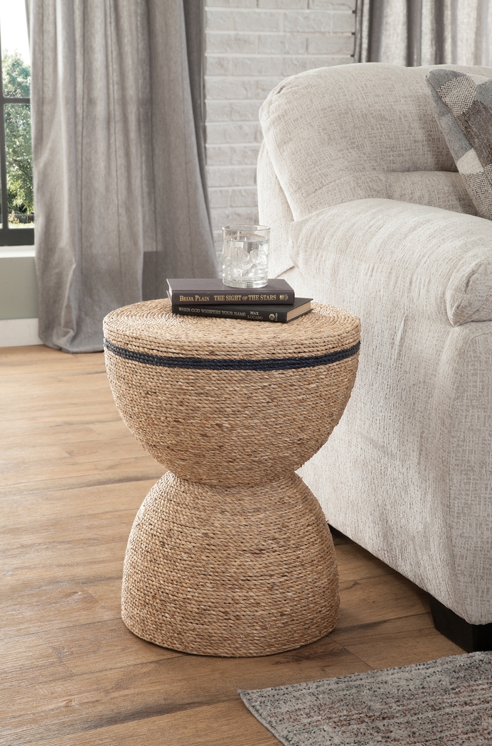 Sepehr Natural End Table - Thumbnail - Image 2