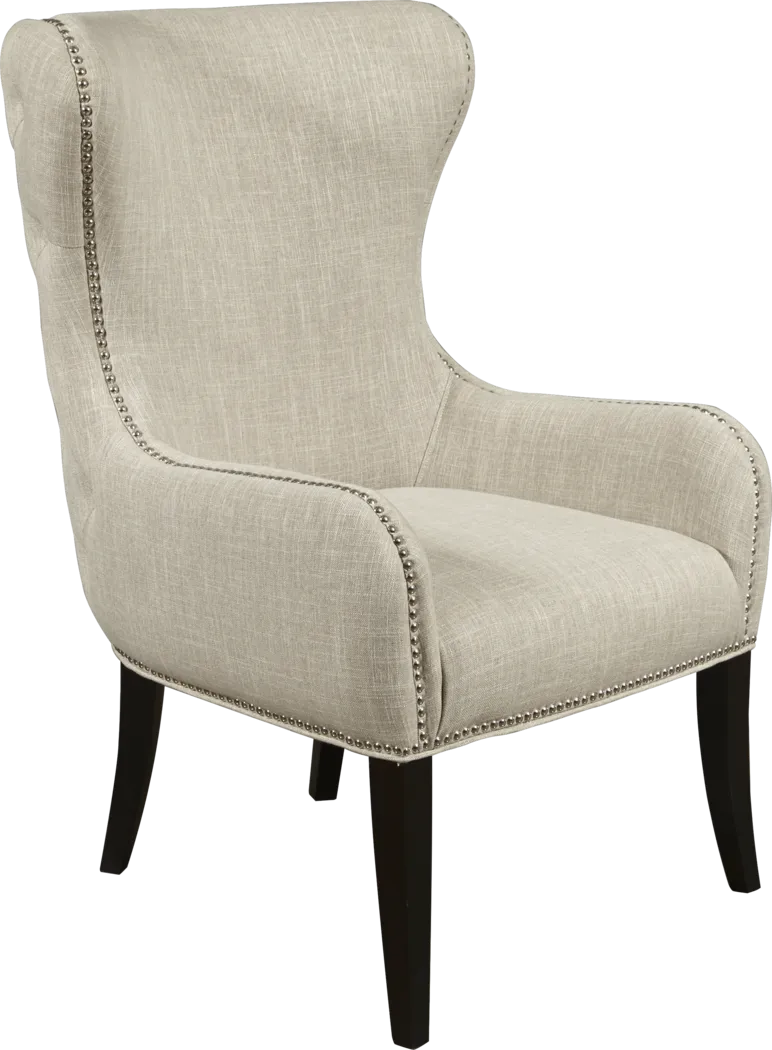 Seraphine Mink Accent Chair - Thumbnail - Image 1