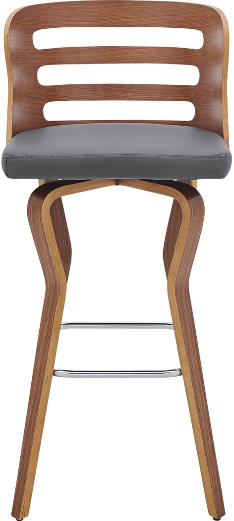 Serave Gray Barstool - Thumbnail - Image 2