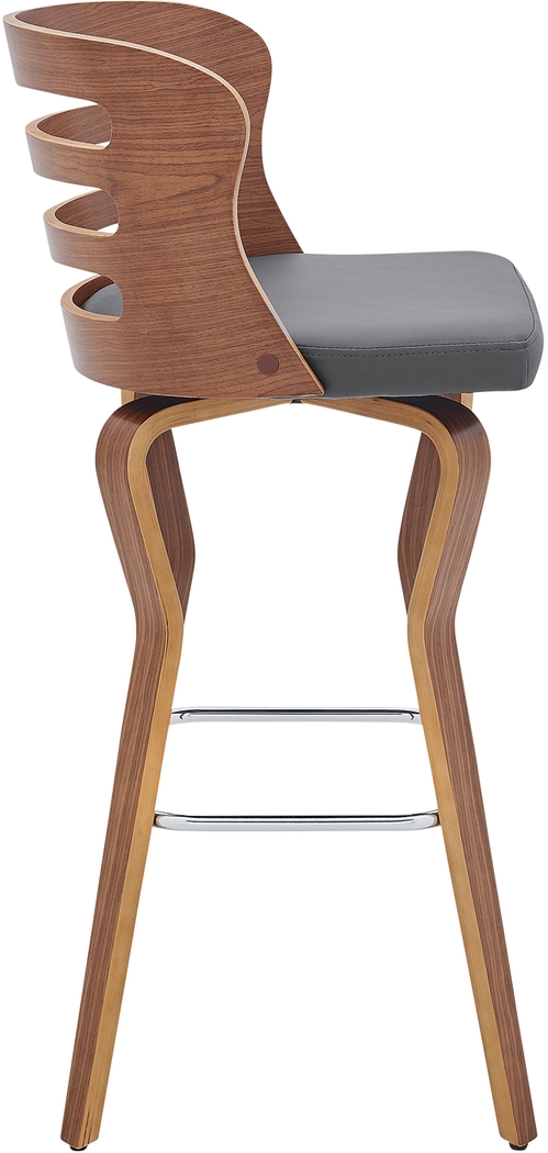 Serave Gray Barstool - Thumbnail - Image 3