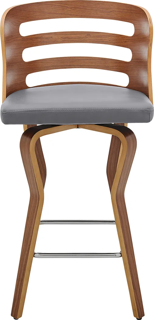 Serave Gray Counter Height Stool - Thumbnail - Image 2