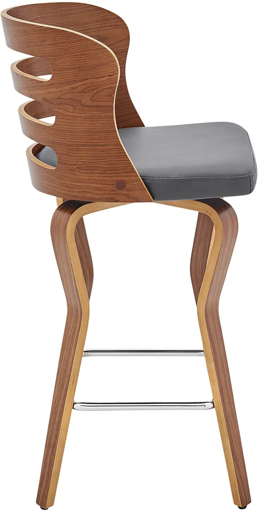 Serave Gray Counter Height Stool - Thumbnail - Image 3