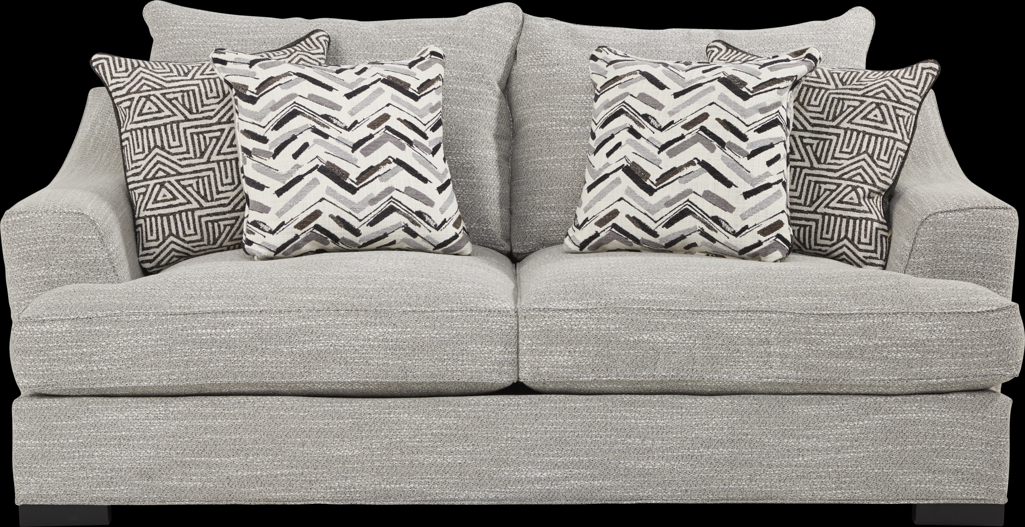 Serena Street Gray Loveseat - Thumbnail - Image 1