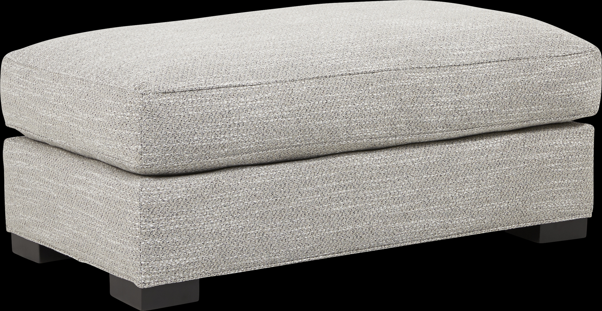 Serena Street Gray Ottoman - Thumbnail - Image 1