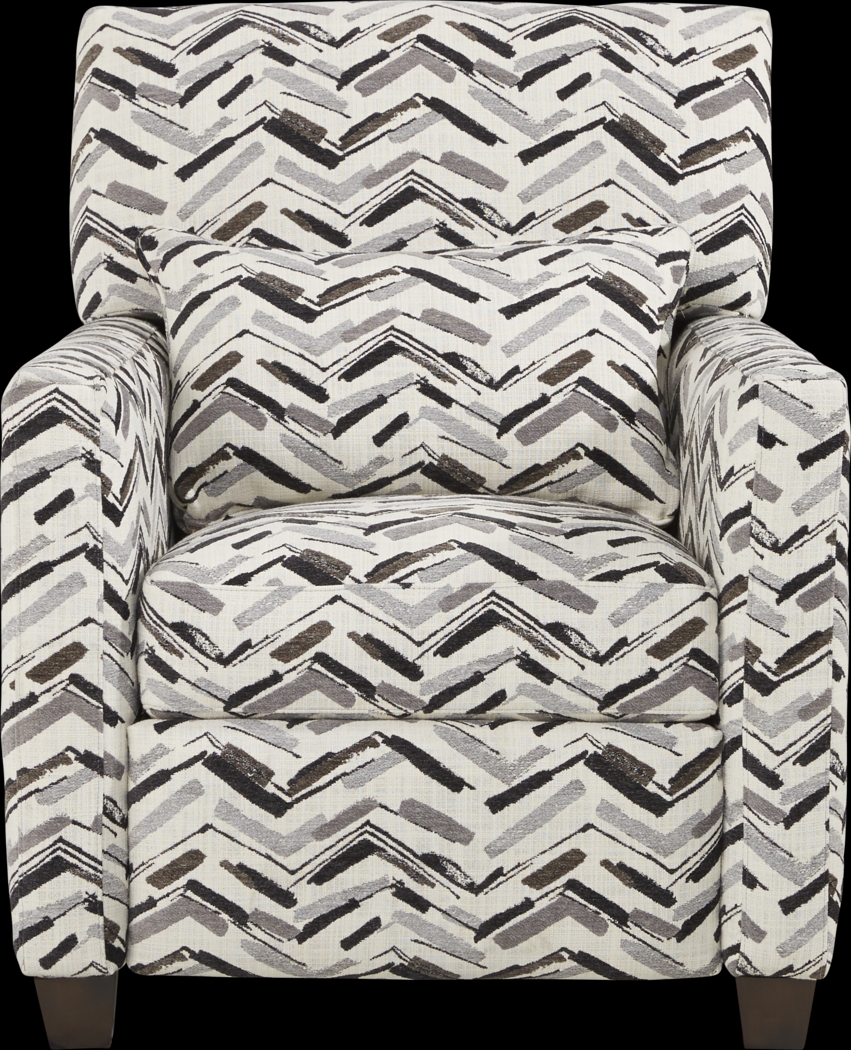 Serena Street Gray Push Back Accent Recliner - Thumbnail - Image 3