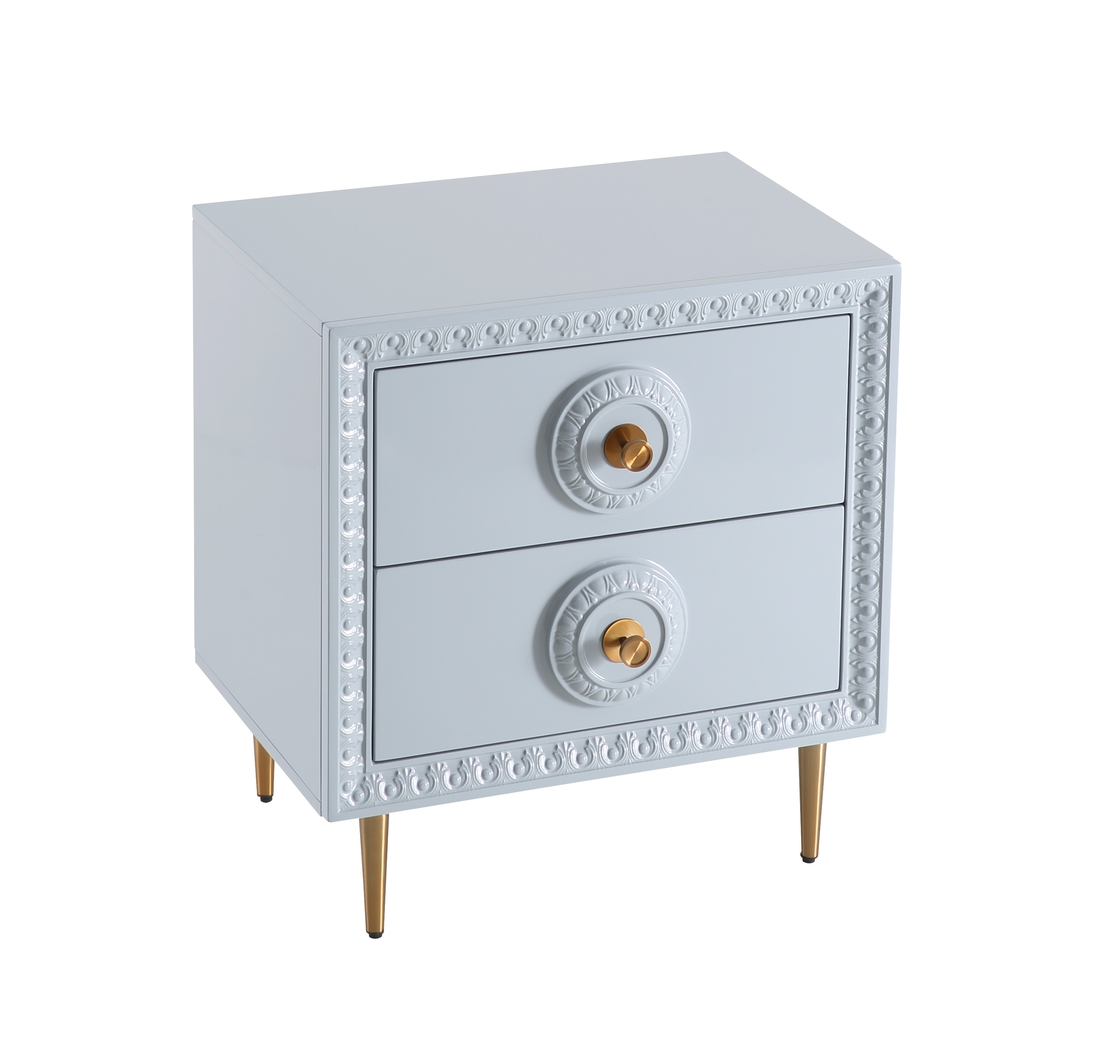 Serenair Gray Nightstand - Thumbnail - Image 3