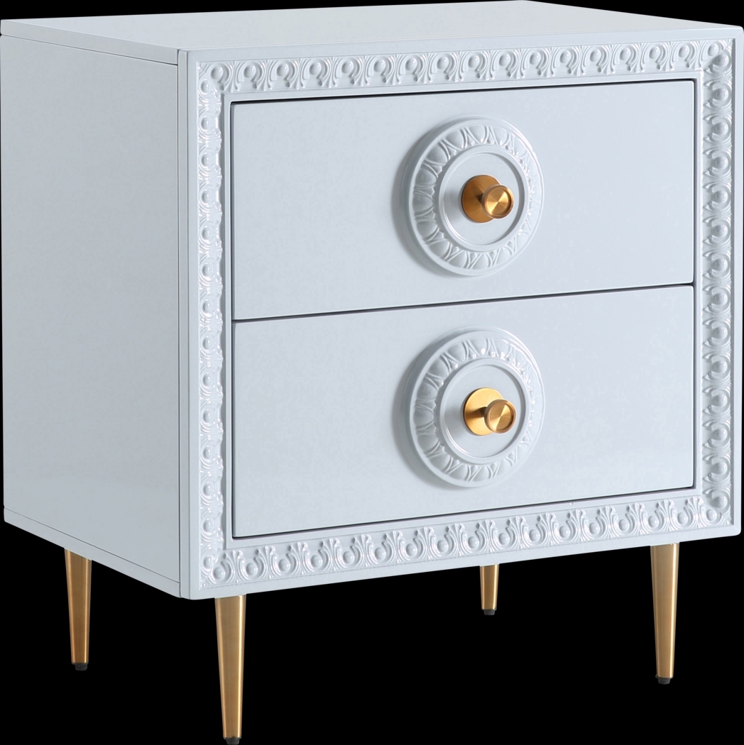 Serenair Gray Nightstand - Thumbnail - Image 1