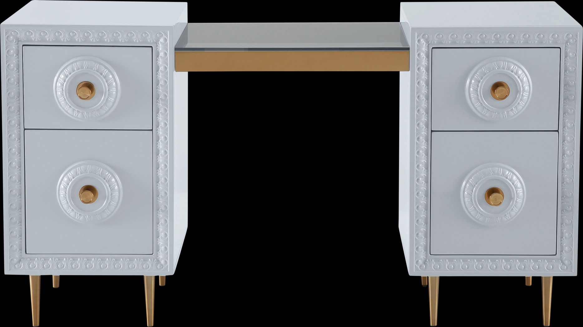 Serenair Light Gray Desk - Thumbnail - Image 2