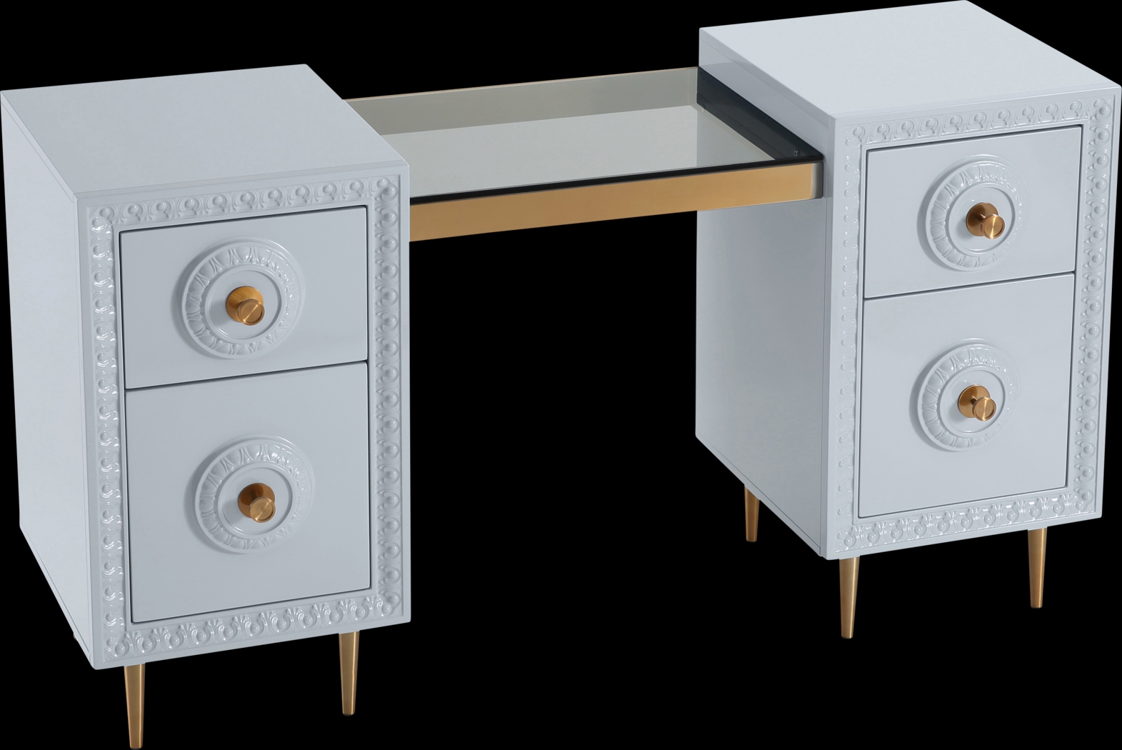 Serenair Light Gray Desk - Thumbnail - Image 3