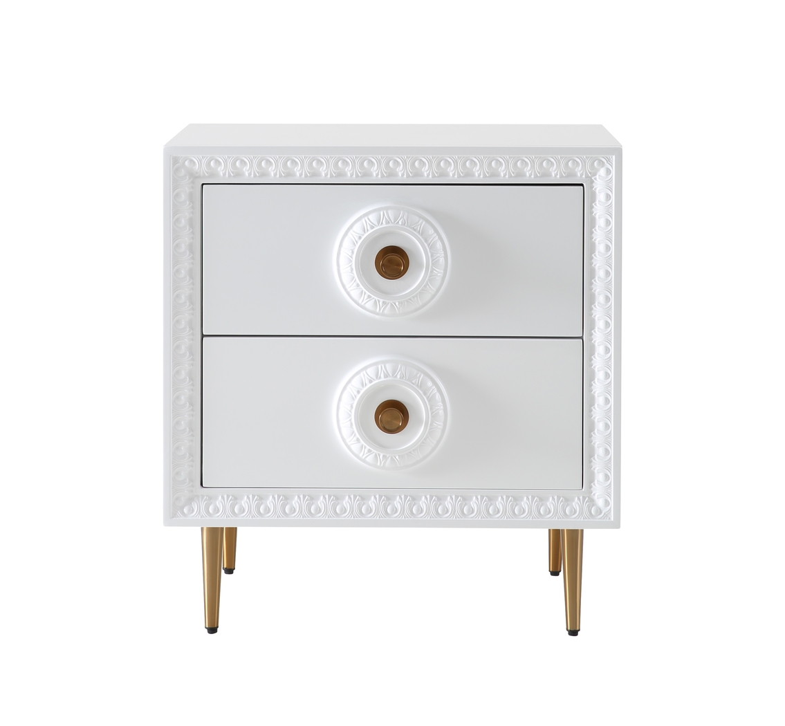 Serenair White Nightstand - Thumbnail - Image 2