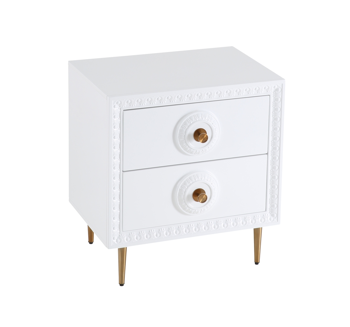 Serenair White Nightstand - Thumbnail - Image 3