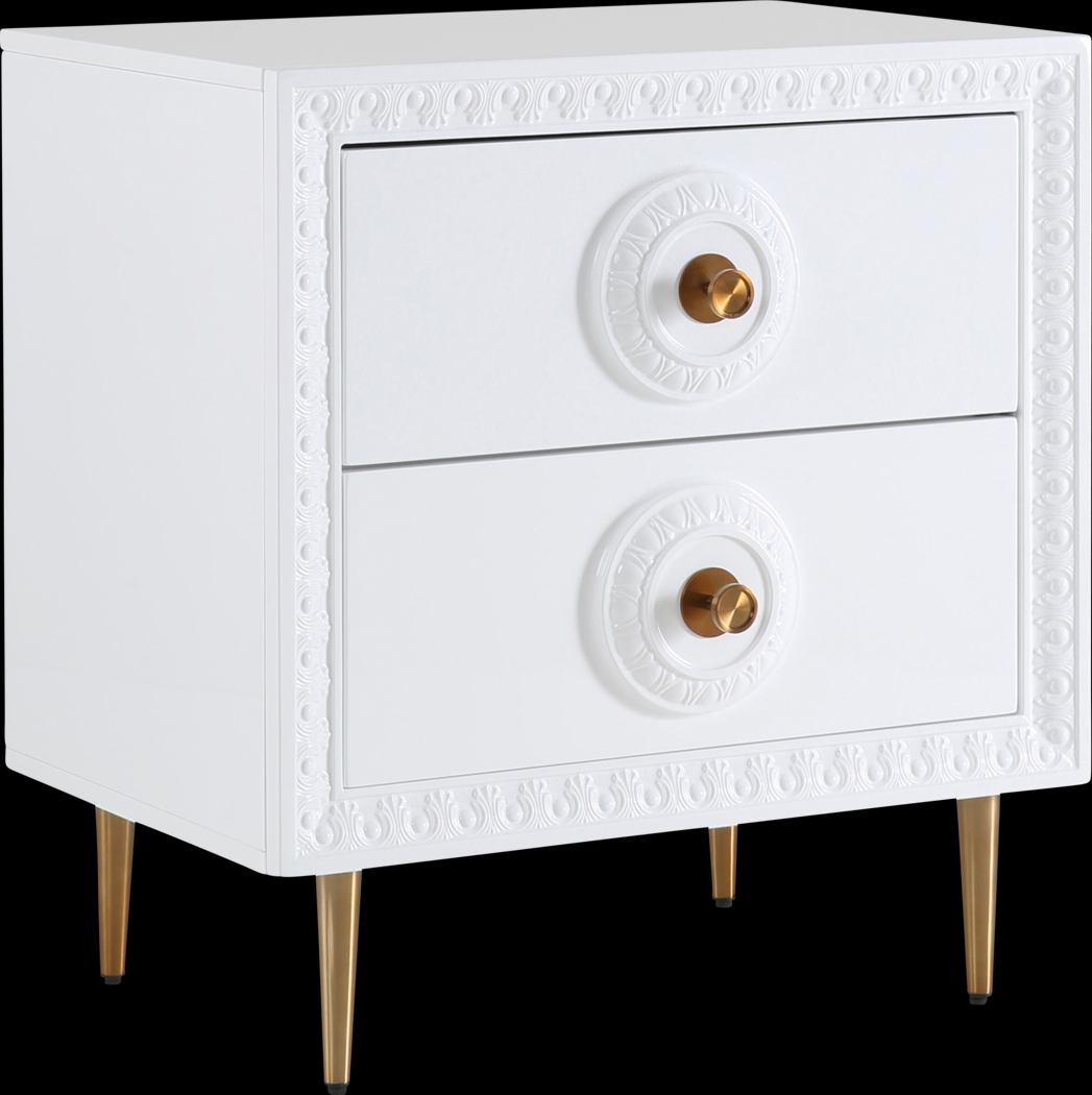Serenair White Nightstand - Thumbnail - Image 1