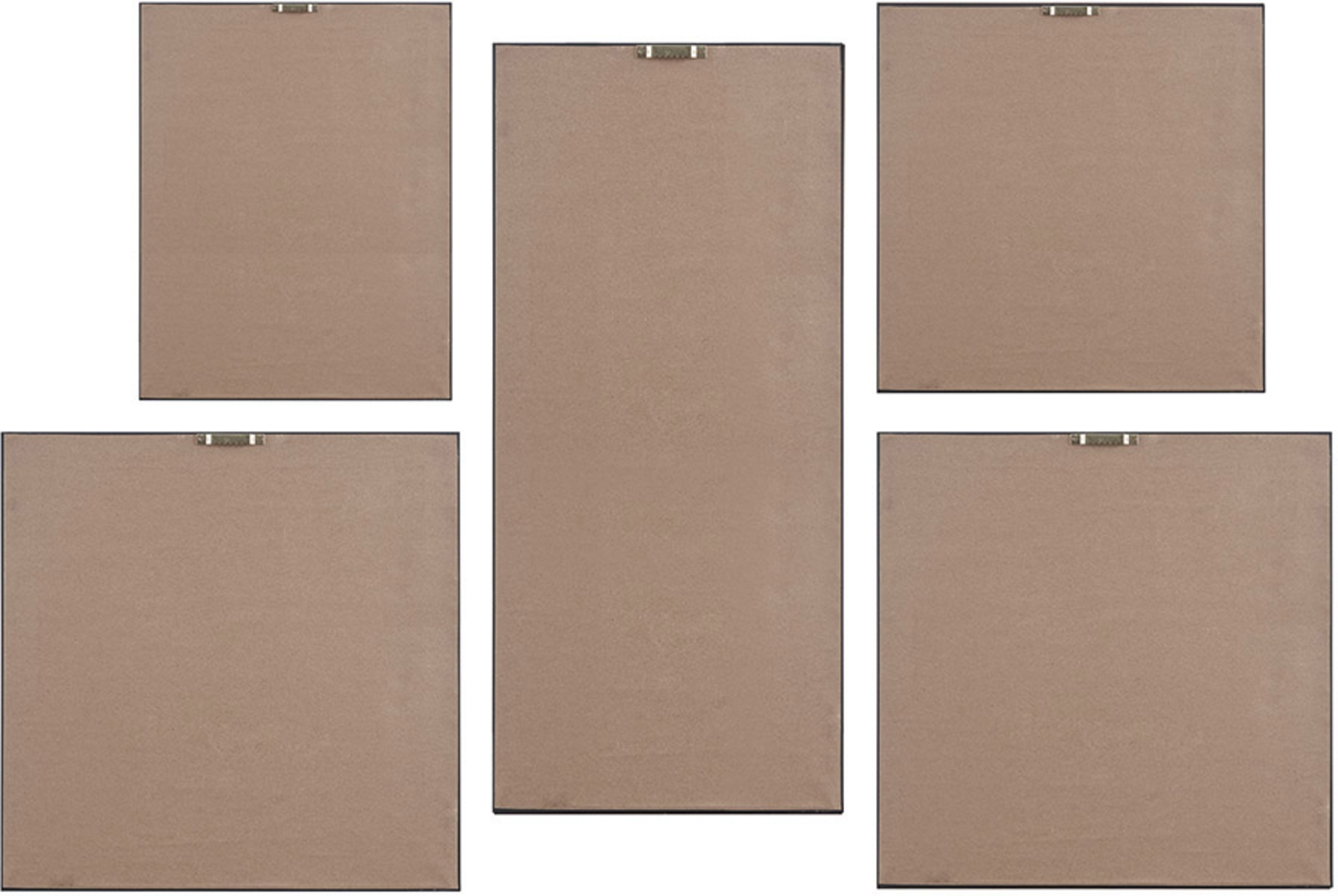 Serene Beach Blue Artwork, Set of 5 - Thumbnail - Image 11