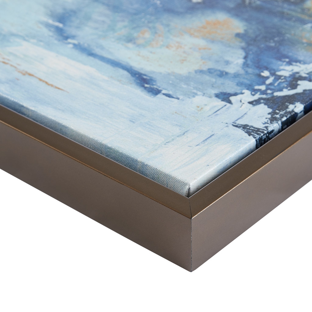 Serene Beach Blue Artwork, Set of 5 - Thumbnail - Image 3