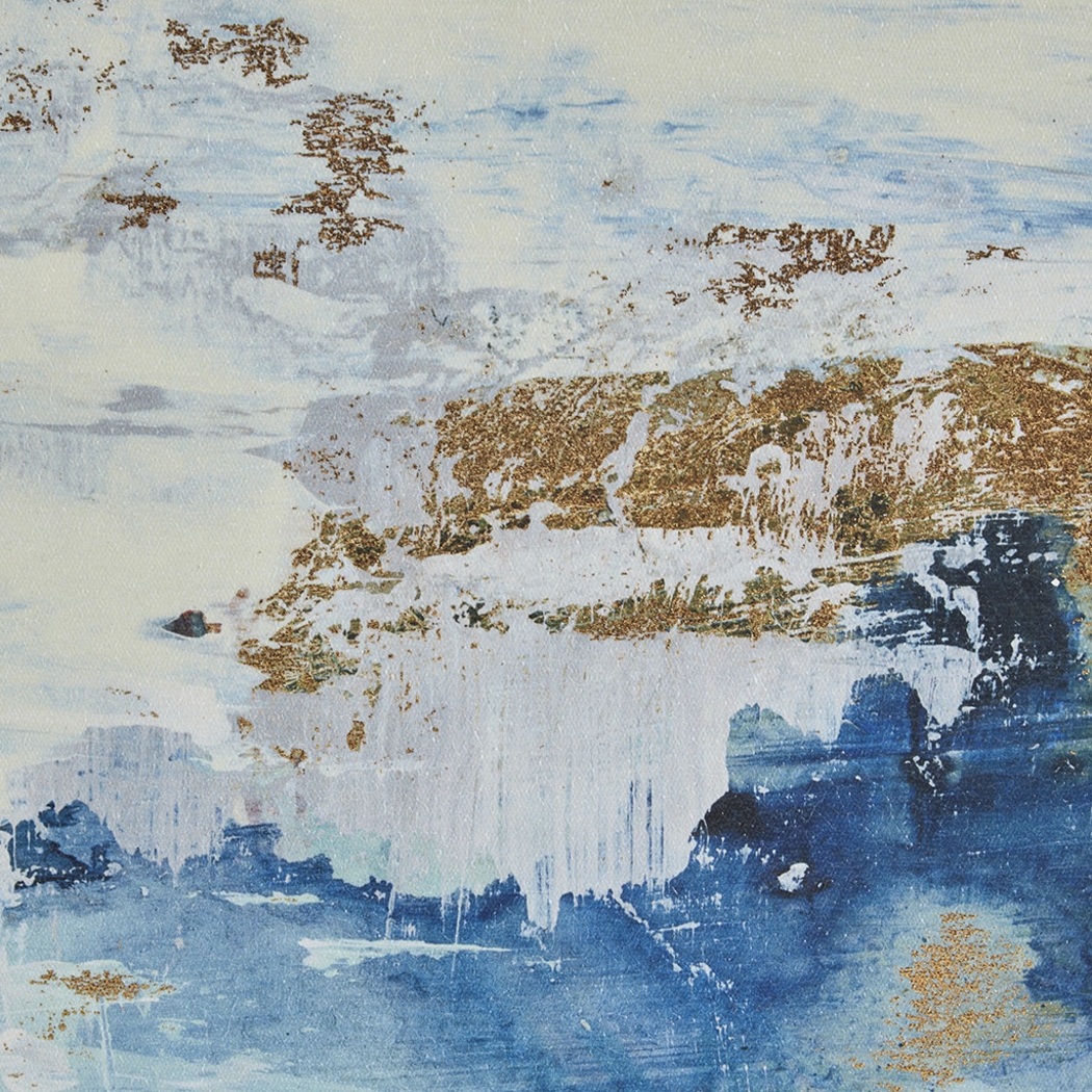 Serene Beach Blue Artwork, Set of 5 - Thumbnail - Image 5