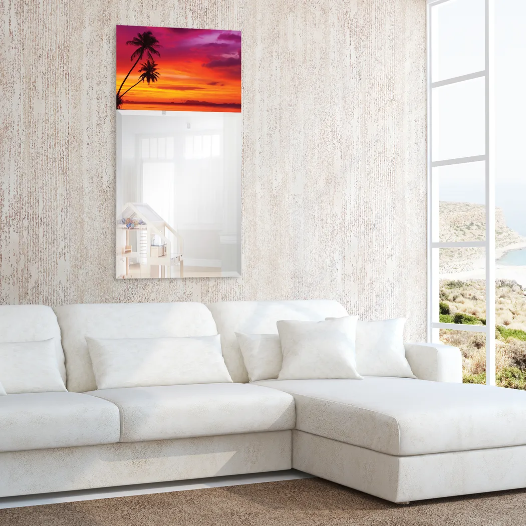 Serene Sunset Orange Mirror - Thumbnail - Image 6